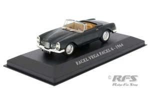 Facel Vega Facel 6 Cabrio 1964 nero black 1:43 IXO Altaya - Foto 1 di 1