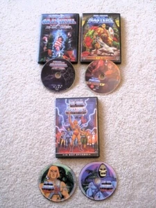 HE-MAN DVD MASTERS OF THE UNIVERSE THREE DVD LOT (FOUR DISC SET) - Foto 1 di 2