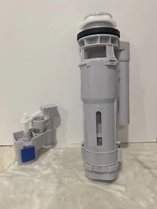 Válvula de descarga doble, pieza de reparación de inodoro, plástico - Imagen 1 de 6