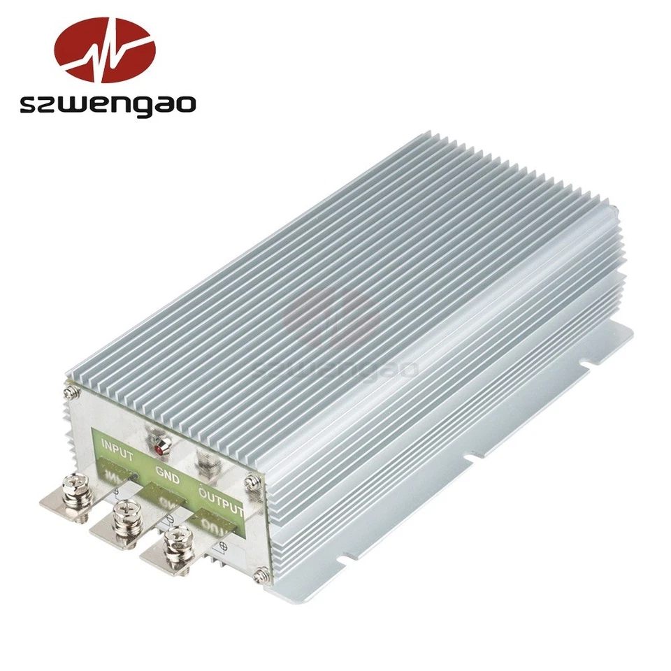 Car 24V to 13.8V 80A 1100W Step-Down DC-DC Waterproof Power Converter - Image 1 of 4