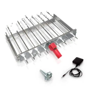Grillspieß Elektromotor Schaschlik Mangal 9 Spieß Edelstahl USB Power Bank - Bild 1 von 1