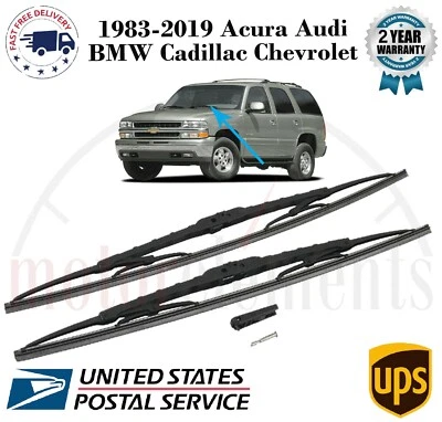 Limpiaparabrisas delantero para Acura Audi BMW Cadillac Chevrolet 1983-2019 Foto 1 de 4