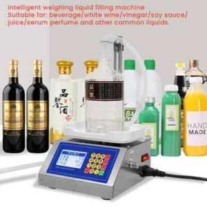 5-1000ml Weighing Quantitative Wine oil Soy Sauce Juice Liquid Filling Machine - Picture 1 of 7
