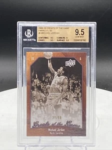 Upper Deck Greats of the Game 2009 #6 Michael Jordan/50 BGS 9,5 gema ¡como nueva! Raro - Imagen 1 de 2