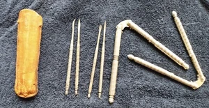 2 Vintage Metal 5" Nut Crackers and 4 Picks Heavy Duty Original HMO Brand - Picture 1 of 6