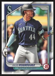 2024 Bowman #90 Julio Rodriguez - Foto 1 di 2