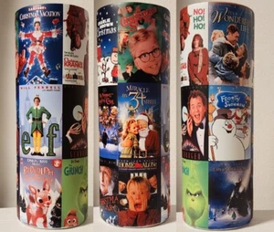 Vaso delgado clásico de película navideña Glow in the Dark 20 oz TOTALMENTE NUEVO - Imagen 1 de 7