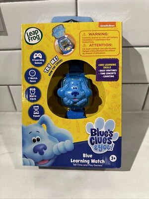 Nuevo LeapFrog Blues Clues and You Learning Watch Preescolar Blue Education Time Foto 1 de 4