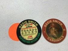Baseball Score 1992 Slurpee 7-11 Superstar Action Coin Disc OZZIE SMITH 