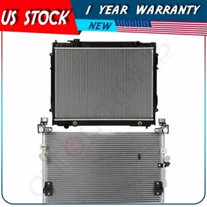 Radiator and AC Condenser Kit For 1998 1999 2000 2001 02 03 04 Toyota Tacoma - Picture 1 of 10