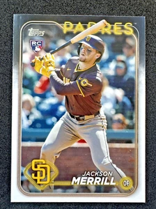 ⭐🦄 2024 Topps Set Completo #699 Jackson Merrill RC – San Diego Padres ROY - Foto 1 di 2