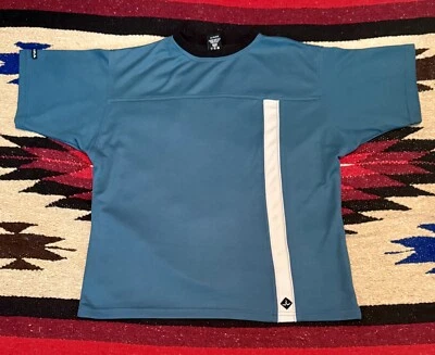 PrAna Breathe mens Large Teal 90's Skate Casual Pullover Tee Shirt - Image 1 of 4