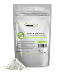 10lb 100% Pure Whey Protein Isolate 90% Grass Fed USDA Certified (Unflavored) - Picture 1 of 3