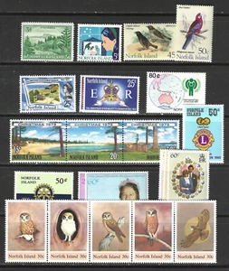 SELLOS DE LA ISLA NORFOLK #25...282 -- (12) JUEGOS + (2) SOUV SH -- 1959 -- COMO NUEVOS - Imagen 1 de 2