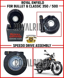 Fits Royal Enfield "SPEEDO DRIVE ASSEMBLY" For Bullet 350/500 & Classic 350/500 - Picture 1 of 14