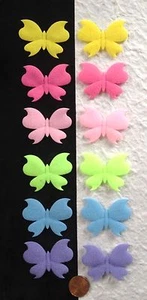 30 Schmetterlinge verschiedene Stoffe Schmetterling Pastell Babys Sammelalben Frühling Basteln - Bild 1 von 6