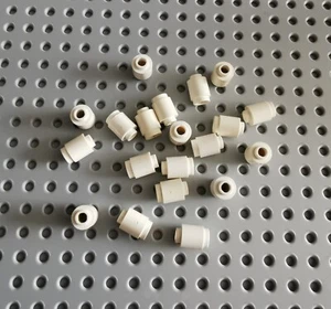 LEGO Rundstein Zylinder offen weiß 20 Stk. white Brick Round Open Stud 3062b R3 - Bild 1 von 1