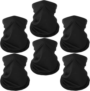 6er Pack Hals Gamasche Sturmhaube Bandana Alligator Gesichtsmaske Scart Cover schwarz  - Bild 1 von 4