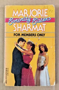 Marjorie Sharmat, Sorority Sisters, For Members Only, Paperback 1986 - Imagen 1 de 7