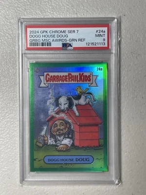 2024 GPK CHROME  7 DOGG HOUSE DOUG /99 Music Award Garbage Pail Kids PSA - Image 1 of 2