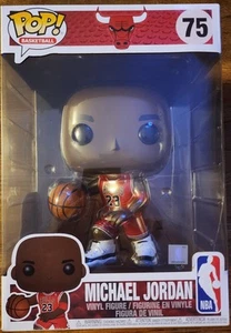 Funko Pop! NBA Chicago Bulls: Michael Jordan (Red) #75 Jumbo 10 Inch New in Box - Picture 1 of 5