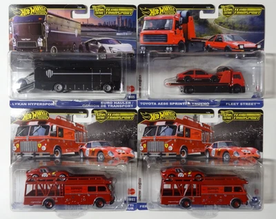2025 HOT WHEELS PREMIUM CAR CULTURE TEAM TRANSPORT - FACTORY 4 CAR SET CASE H - Image 1 of 4