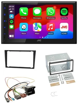 JVC Bluetooth 2DIN MP3 DAB USB Autoradio für Opel Corsa C Signum Vectra B ab 200 - Bild 1 von 4