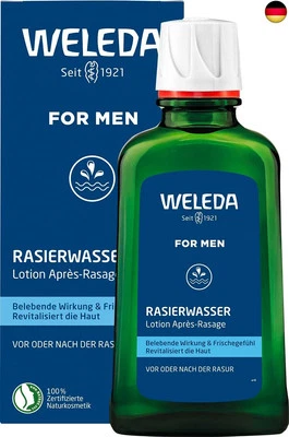 BESUCHE DEN WELEDA-STORE WELEDA Bio FOR MEN Rasierwasser - Naturkosmetik Pre Shave & After Shave