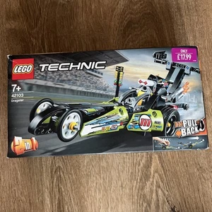LEGO Technic Dragster 42103 With Box, Instructions, Spares Pull Back Action - Picture 1 of 5