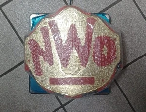 nWo Signature Series World Wrestling Heavyweight Championship 4mm Replica Belt - Picture 1 of 5