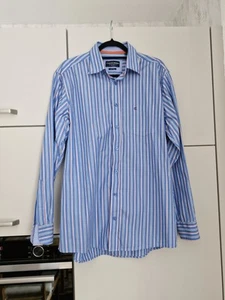 Casa Moda Herren Hemd Blau Gestreift Frühling/Sommer Mode Fashion Gr. L, 41/42 - Bild 1 von 12