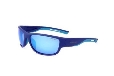 Polaroid PLD 7028/S PJP BLUE 60/17/125 Unisex Sunglasses - Image 1 of 3