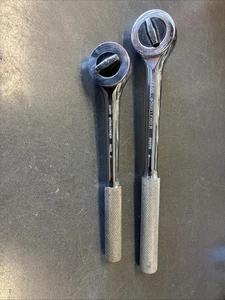 2 Challenger By Proto Fine Tooth Thumbwheel Ratchets 1/2” & 3/8” 1660d 1260d - Picture 1 of 16