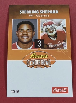 Sterling Shepard Rookie 2016 Senior Bowl Oklahoma Sooners Tampa Bay Buccaneers Foto 1 de 2