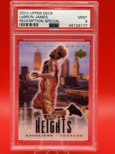 LEBRON JAMES- Rookie City Heights Redemption Special 2003 Upper Deck (RC) PSA 9 - Picture 1 of 2