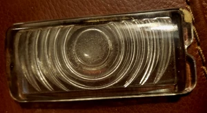 1942 to 1946 FORD Glass Parking Lamp Lens PL601 Lynx Eye NEW NOS Free Shipping - Foto 1 di 4