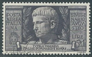 1937 REGNO POSTA AEREA USATO AUGUSTO 5 LIRE - P3-5 - Picture 1 of 1