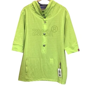 Zumba XXL NWT Reversible Top Shirt Pipeline Lime Punch Men’s / Unisex New W/ Tag - Picture 1 of 11