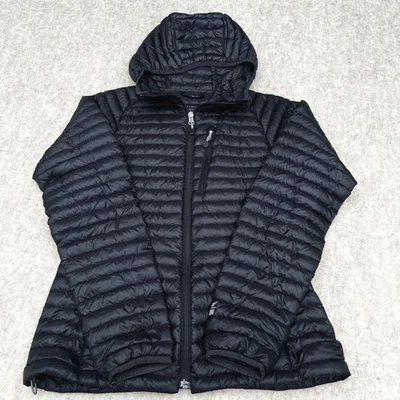 Chaqueta ultraligera LLBean 850 Downtek Pertex Quantum Stow Away para mujer M/S negra Foto 1 de 4