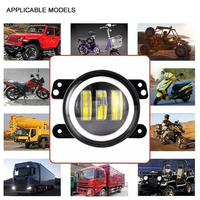 LED Fog Light Set for Jeep For Wrangler 9717 with Waterproof IP68 Rating - Image 1 of 4