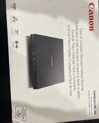 Canon CanoScan LiDE 300 2400x2400dpi Flatbed Scanner - Black - Image 1 of 2