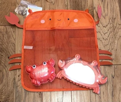 Juego de baño para niños 3 piezas - Cangrejo rojo - Bullseye Playground Nuevo Foto 1 de 3