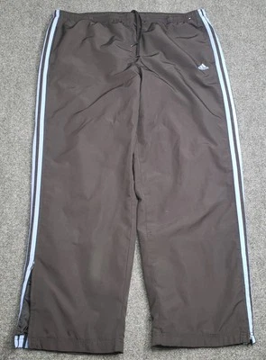 Pantalones Adidas Para Hombre XL Pista Calentamiento Cortavientos Forrados AZF001 De Colección Foto 1 de 4