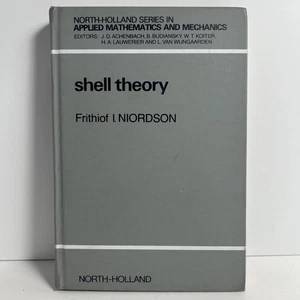 Shell Theory Niordson North-Holland Applied Mathematics and Mechanics Hardcover - Imagen 1 de 13