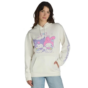 Sanrio My Melody & Kuromi Graphic Hoodie Womens Juniors Medium 8-10 White - Picture 1 of 9
