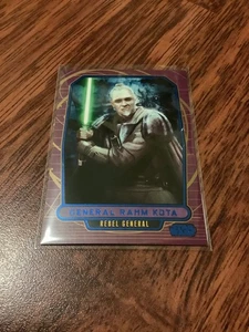 STAR WARS GALACTIC FILES BLUE PARALLEL #190 2012 TOPPS GENERAL RAHM KOTA 174/350 - Bild 1 von 1