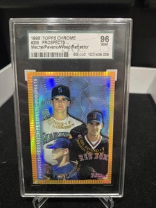 1998 Topps Chrome REFRACTOR Carl Pavano Kerry Wood - SGC 9 - Picture 1 of 1