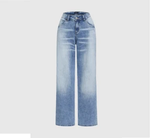 Flamingals Womens Jeans high Waisted Straight Leg Loose Microelastic Boyfriend - Picture 1 of 12