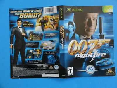XBOX 007 NIGHTFIRE ORIGINAL COVER ART ***NO GAME DISC INCLUDED*** - Image 1 of 2