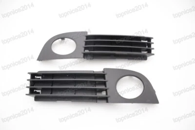 1 Pair Front Bumper Fog Light Bezels Covers Frames LH&R For Audi A6 2002-2006 - Изображение 1 из 2